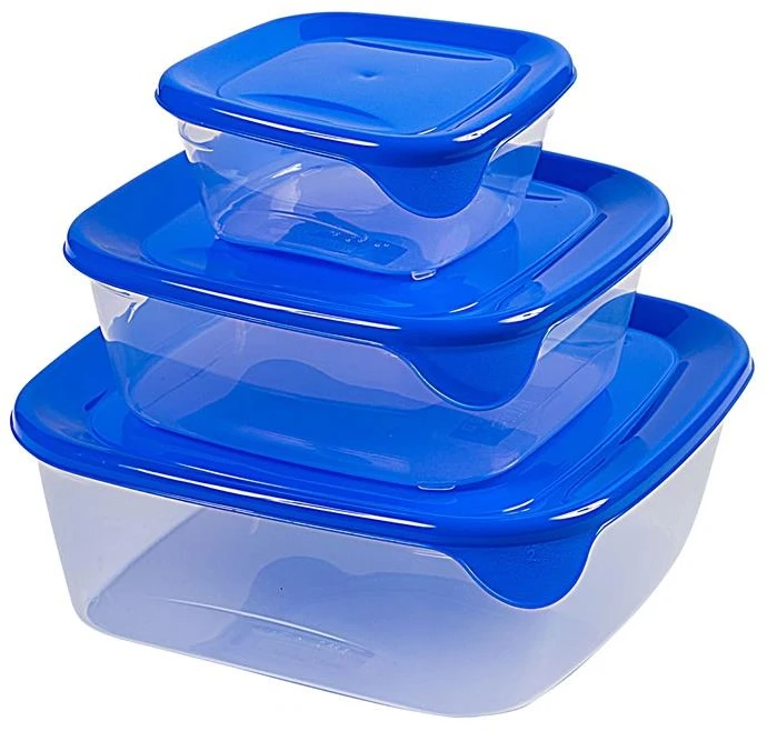 Šaldytuvo indų rinkinys Curver Fresh&Go, 3 vnt