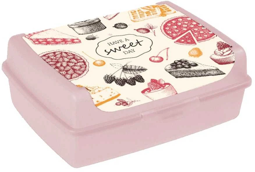 Maisto dėžutė KEEEPER DECO CLICK 1069758128300, 1 l, rožinė