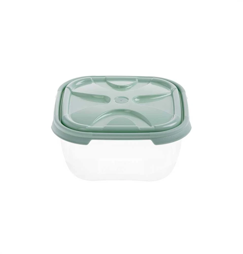Okko Magic Vac FOOD CONTAINER SQUARE NORDIC Žalias. 1.1L