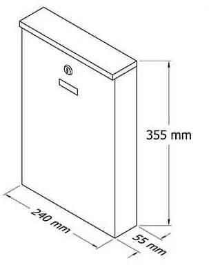 Haushalt Sefa Verlag MAILBOXPD955 OLD COPPER
