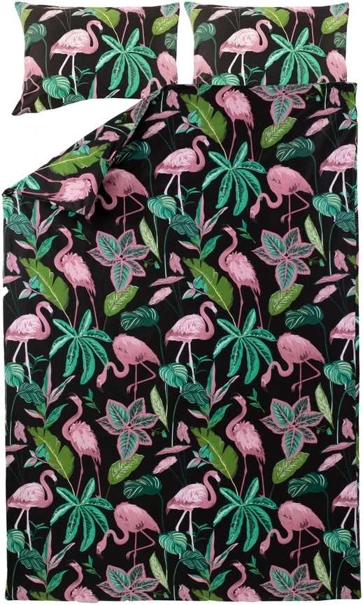 Patalynės komplektas Domoletti BED COV SET Flamingo SATEEN 160x200CM