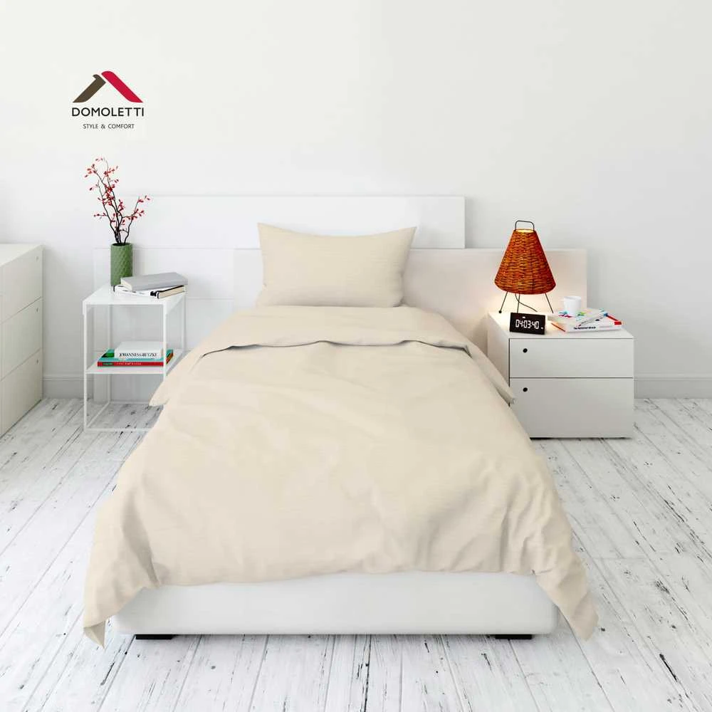 Patalynės komplektas Domoletti BED COV SET Striped rusvai gelsvas SATEEN 140x200