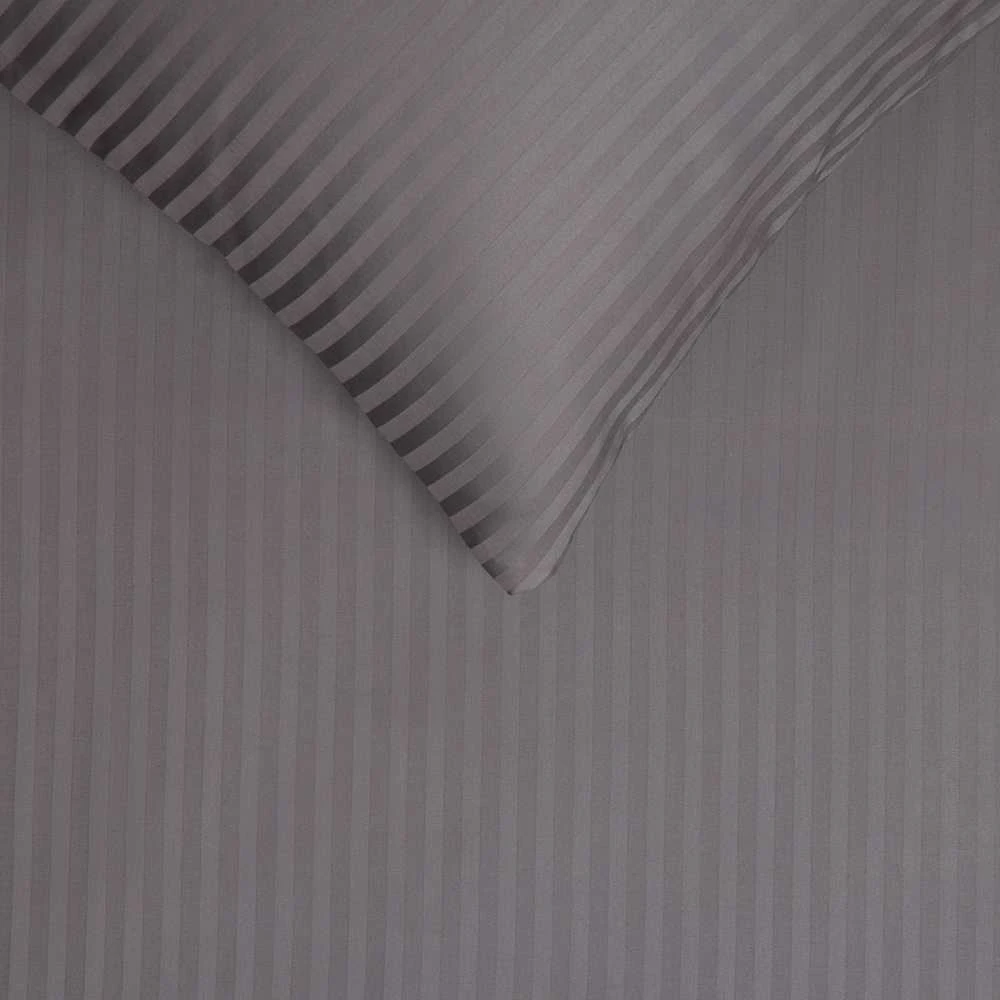 Patalynės komplektas Patalynės užvalkalų komplektas Domoletti Striped Pilkas, pilka sp., 140 x 200 cm