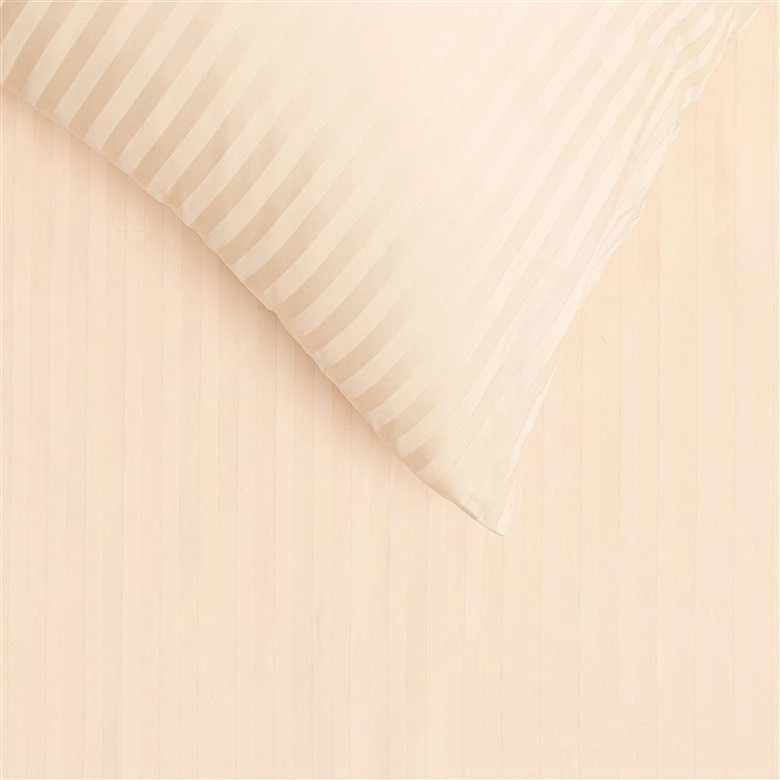 Patalynės komplektas Domoletti BED COV SET Striped rusvai gelsvas SATEEN 200x220