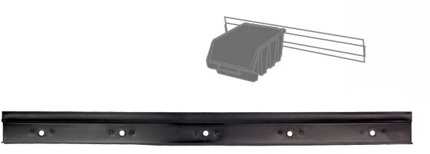 Listwa Universalus plastikinis laikiklis, daiktadėžėms kabinti 495x40mm Patrol