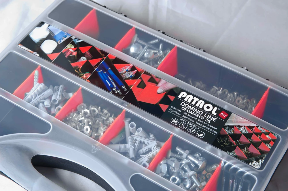 Dėžė Patrol Organizer Domino 45 iš PVC (45.0x34.0x6.8cm)