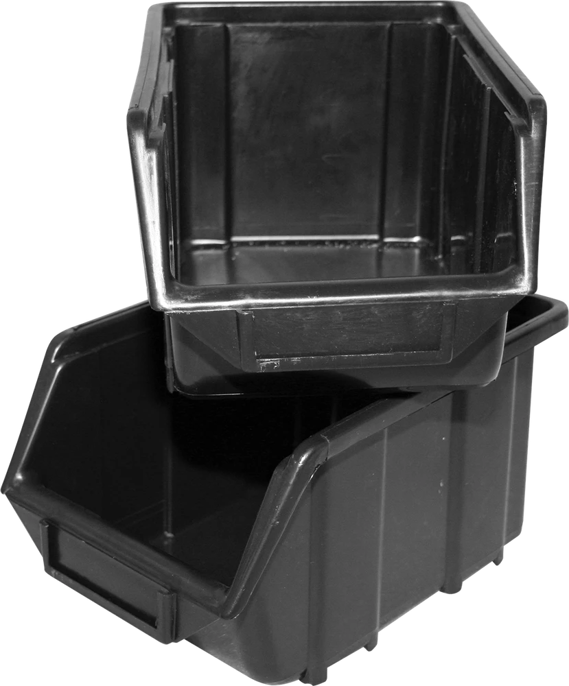 Dėžė Patrol EKO iš PVC | vidutinė, pilka, (25 x 16 x 13 cm)