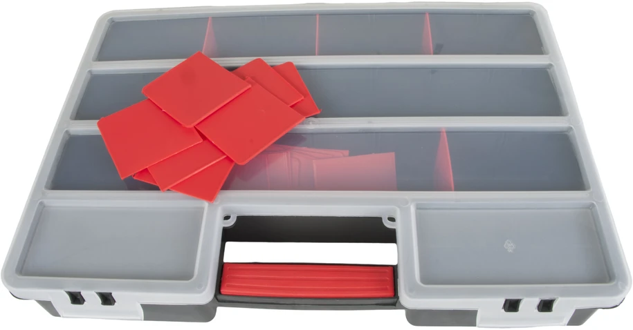 Pudełko Dėžė Patrol Organizer XL iš PVC | juoda (46 x 33 x 8 cm)