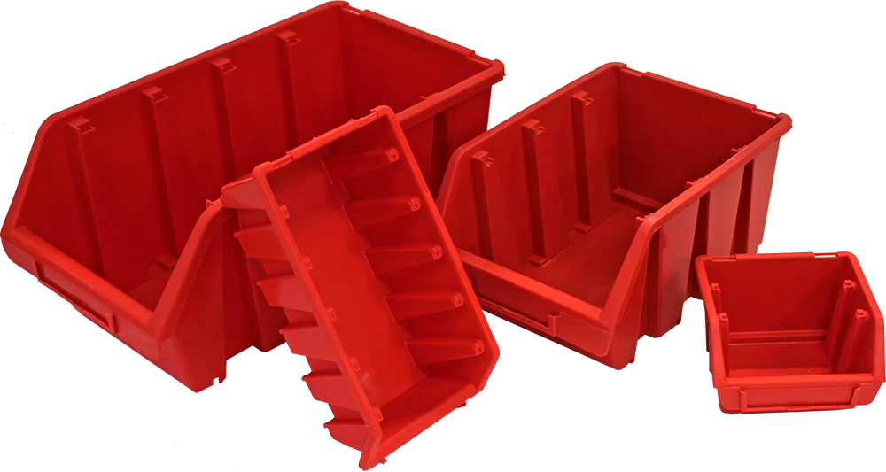 PATROL ERGOBOX 4 Raudonas, 204 x 340 x 155mm