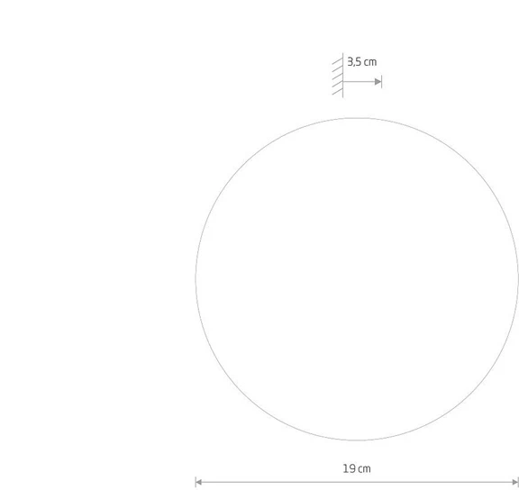 Paviršinė LED panelė lubų Modoled Modoled MLP1035SR, 4000°K, LED, baltas