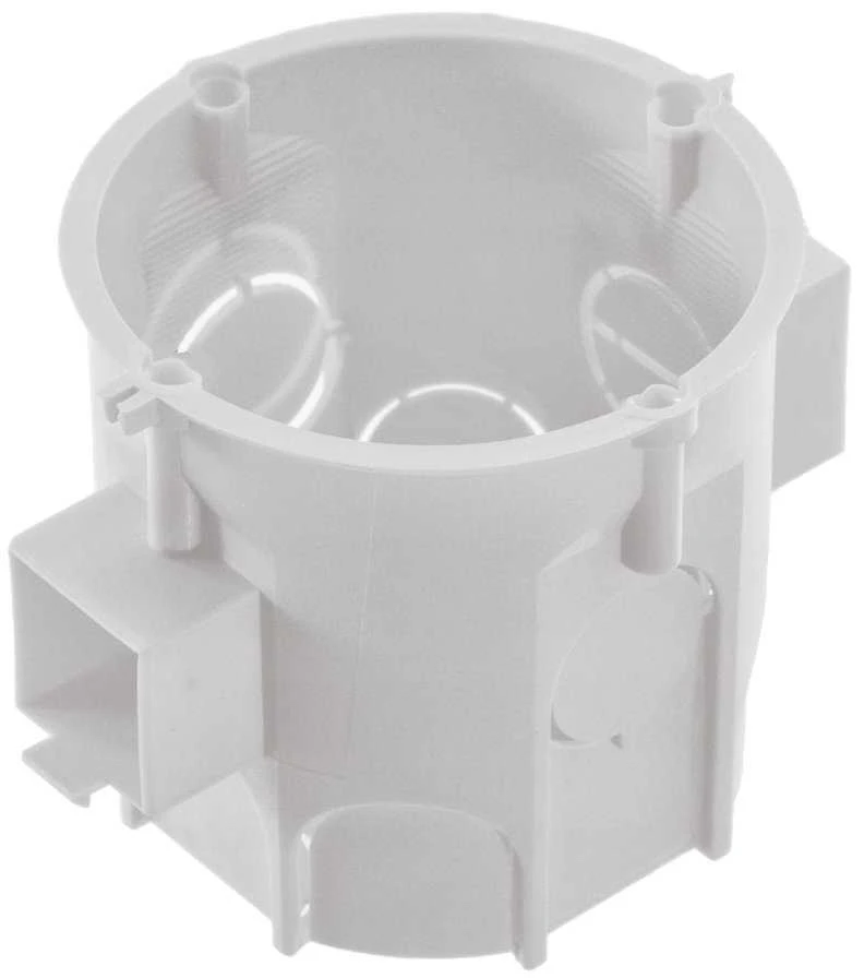 Pawbol Montavimo dėžutė betonui 63mm 1 vieta Balta