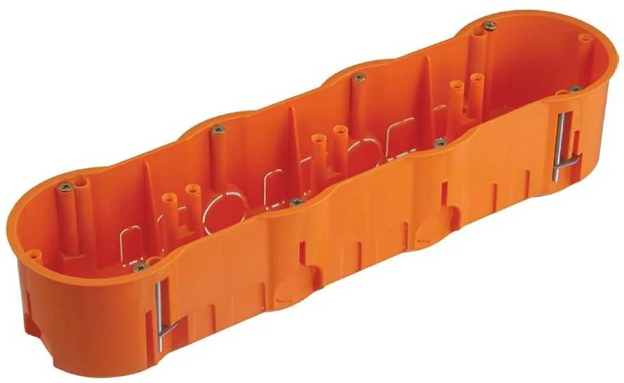 Pawbol Montavimo dėžutė 46mm 68mm Oranžinė 4 vietos gipso kartonui