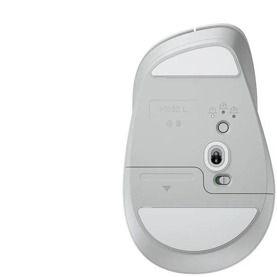 Belaidė kompiuterio pelė Logitech Signature Comfort Plus M850L, Bluetooth, Balta