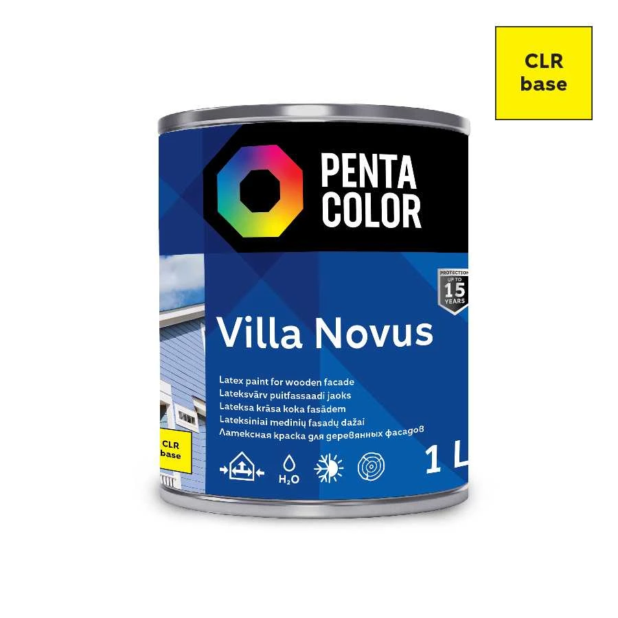 Pentacolor FASADINIAI DAŽAI VILLA NOVUS (SKAIDRUS BAZĖ)