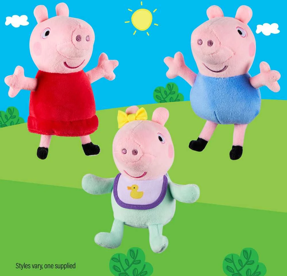 Peppa Pig Pliušinis žaislas, 15 cm
