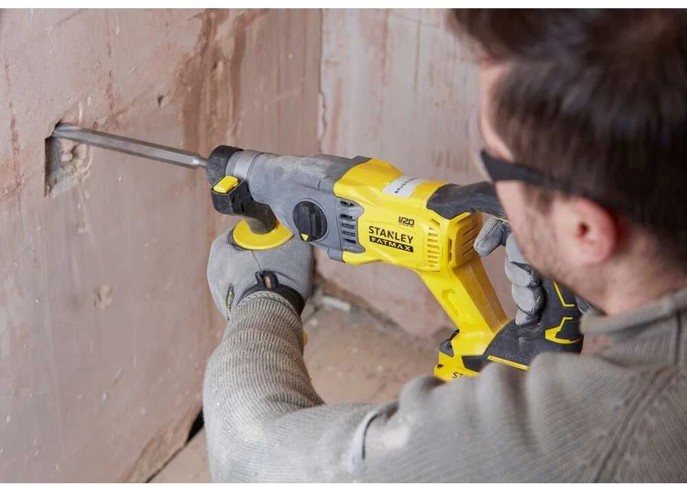 Perforatorius Stanley SFMCH900M22-QW; 2,0 J; SDS-plus; 18 V; 2x4,0 Ah akum.