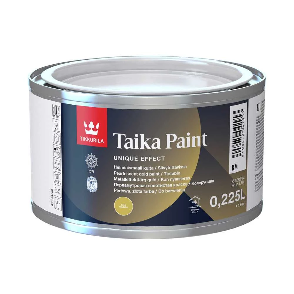Tikkurila PAINT,OPAQUE PEARL GOLD TAIKA KM 0.225L