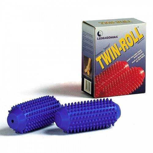 Pezzi Italija Masažo Voleliai Tonkey TwinRoll Hard 7cm, Mėlyni