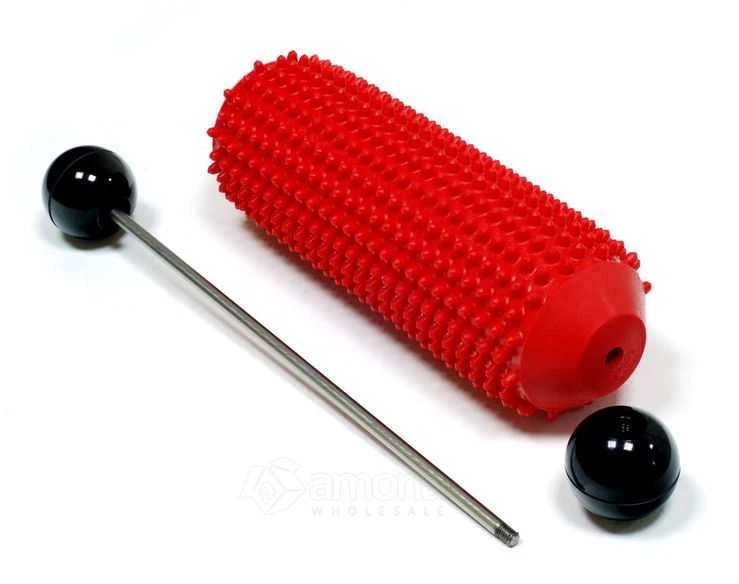 Pezzi Italija Masažuoklis Tonkey Stimu Roll Hard 8cm, Raudonas