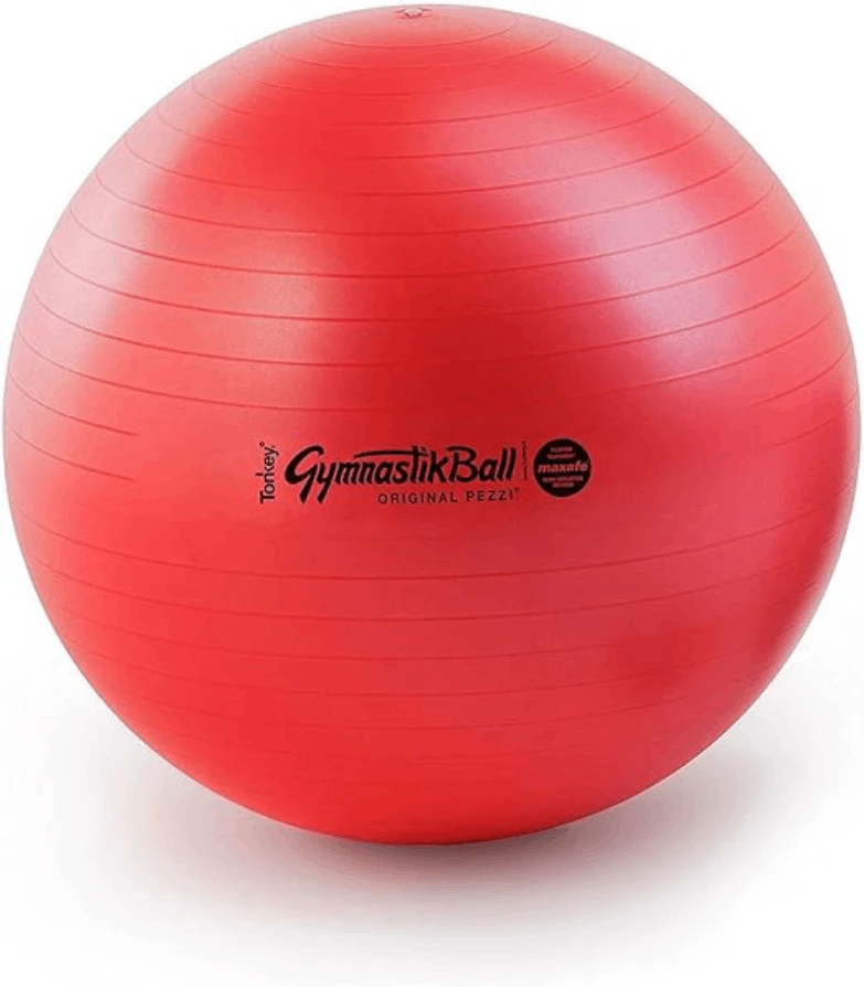Pezzi Italija Gimnastikos Kamuolys Original Pezzi Maxafe 65 cm, Raudonas