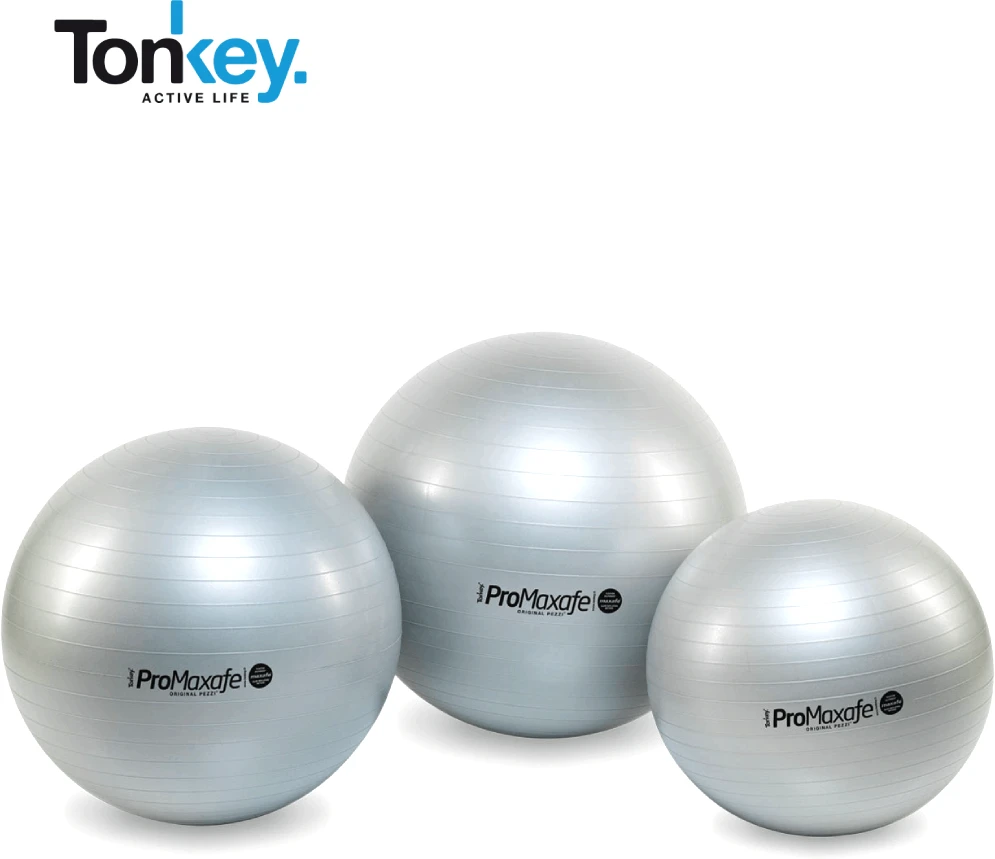 Pezzi Italija Gimnastikos Kamuolys Original Pezzi PRO Maxafe® 75 cm, Pilkas