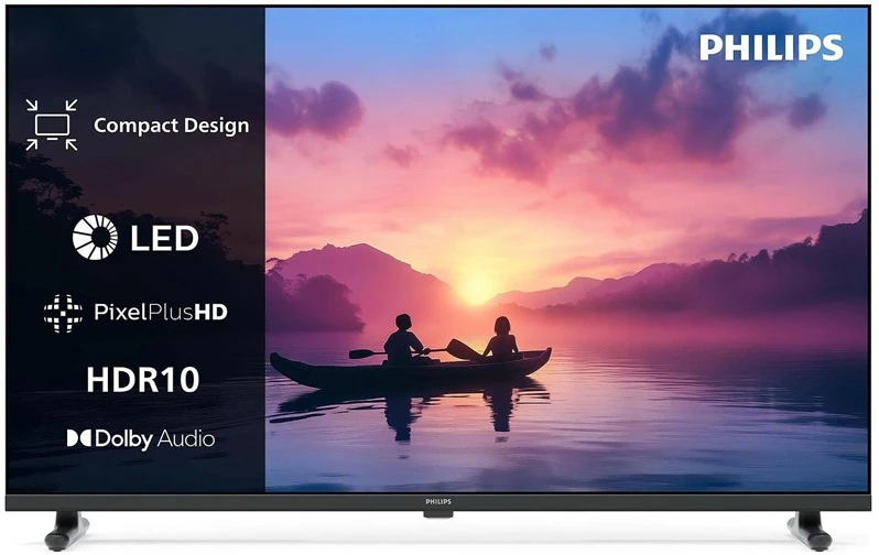Televizorius Philips 2K LED TV | 32PHS6050/12 | 32 | Smart TV | TITAN OS | Juodas
