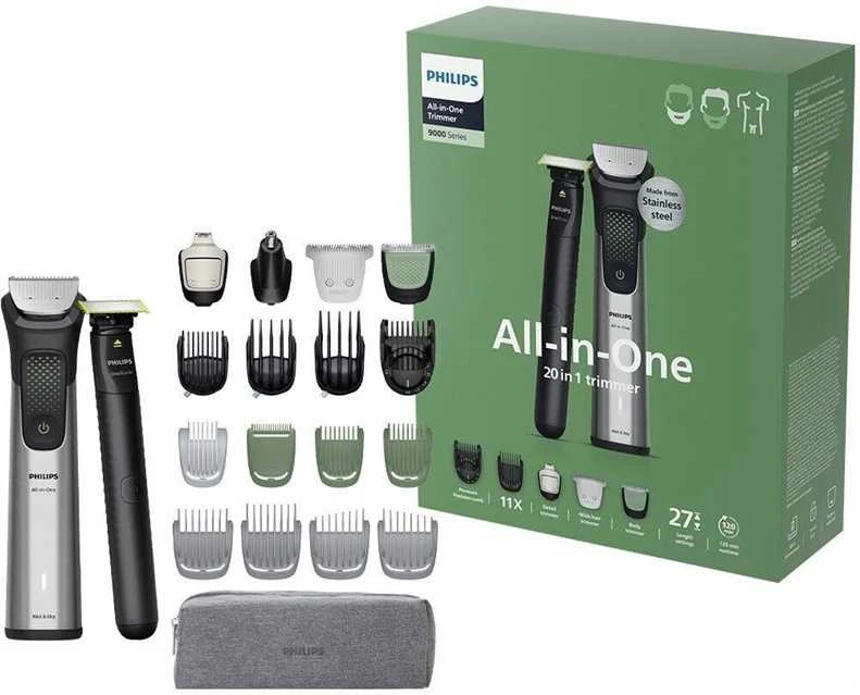 Daugiafunkcis „dvidešimt viename“ kūno ir veido skustuvas Philips All-in-One Trimmer Series 9000 MG9557/15