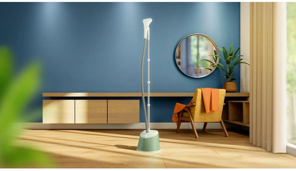 Philips Garment Steamer | STE1010/70 1000 serija | Rankinis | 1600 W | 1,8 l | 32 g/min | Dykumos žalias