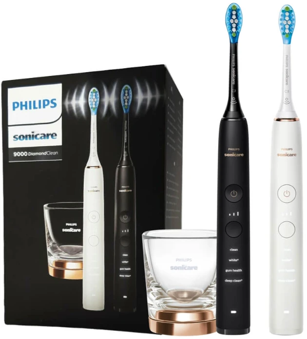 Philips Sonicare DiamondClean 9000 Įkraunamas dantų šepetėlis HX9914/69 (2 vnt.)
