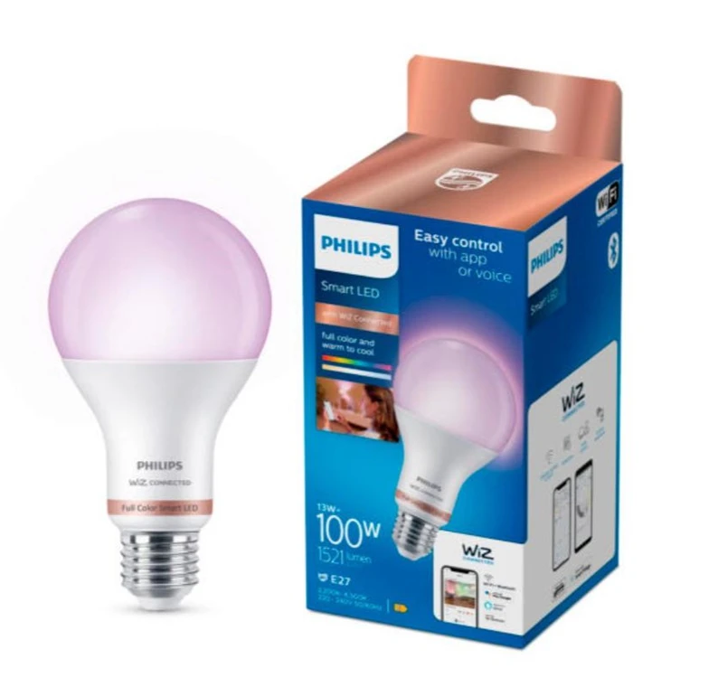 Philips LED WIFI A60 E27 12,5 W 1521 LM RGBTW
