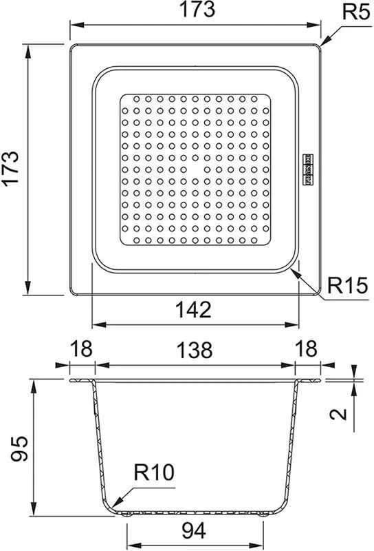 Rinkinys plautuvei Franke ALL-IN SET 2 112.0655.482