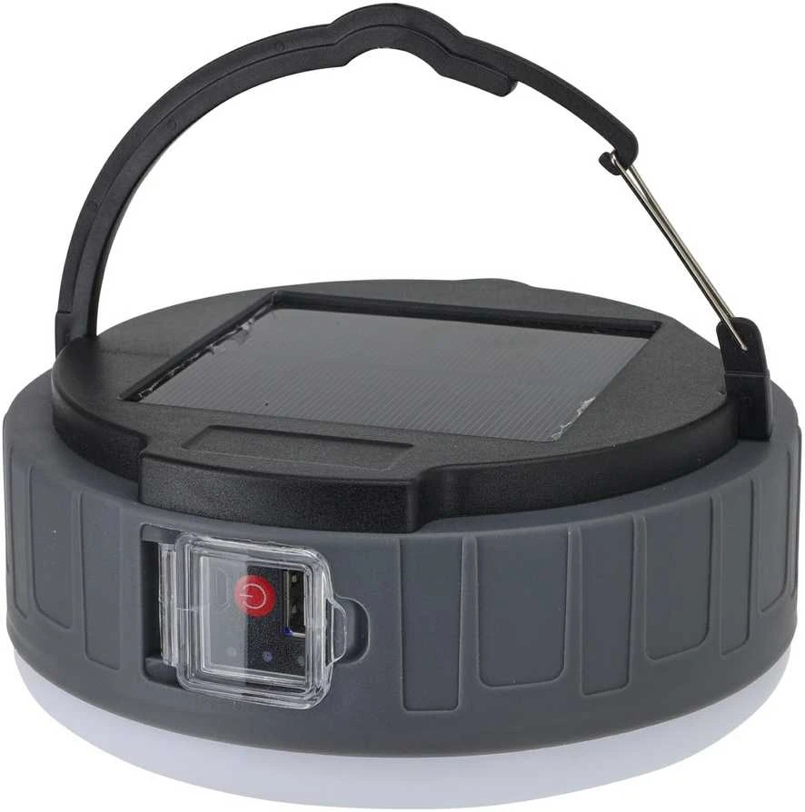 Kempingo lempa su saulės energija ir USB „Redcliffs“