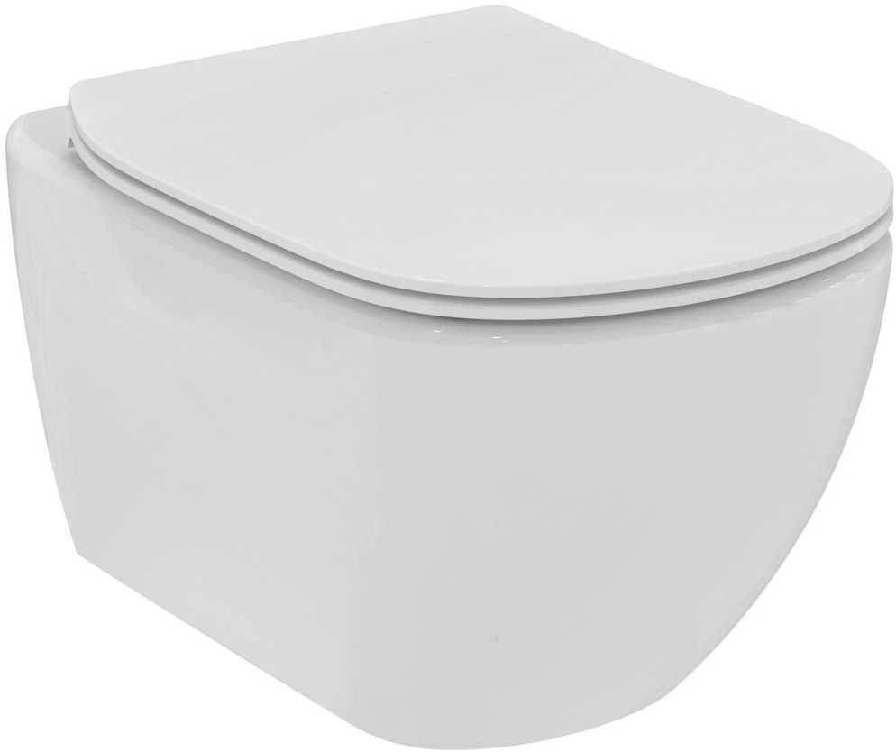 Ideal_Standa WC komplektas TESI su rėmu ir mygtuku CHR