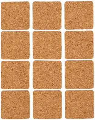 Padukai bald kamš 12vnt 28x28mm. Haushalt