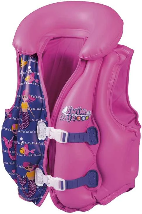 Bestway 32156, Mėlyna, Oranžinė, Rožinė, Maudymosi liemenė, Paveikslėlis, 3 metai, Berniukams/mergaitėms, 30 kg
