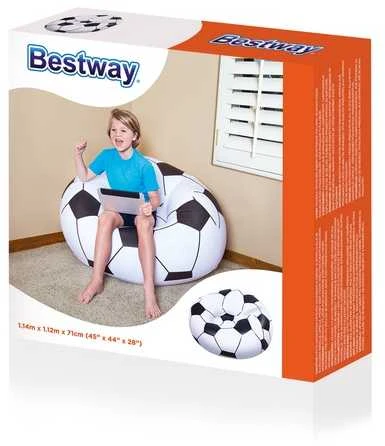 BESTWAY kėdė pripučiama Futbolas114cm x 112cm x 71cm, 75010B