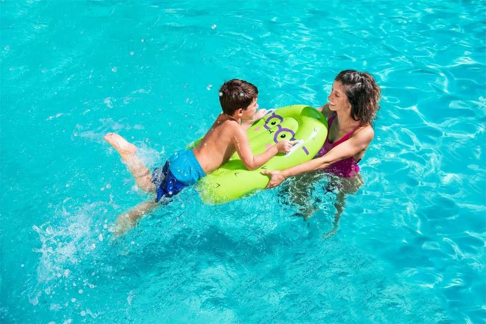 BESTWAY pripučiamas plaustas Surf Buddy 84cm x 56cm, assort., 42049