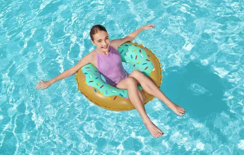 Pripučiamas ratas Bestway Donut 36300, rudas/žalias, 910 mm