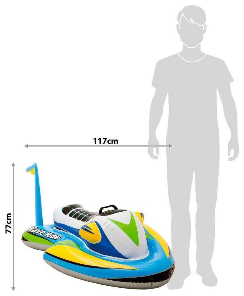 Daugiaspalvis „Intex Wave Rider Ride-On“, 117 x 77 cm, 3 ir vyresni
