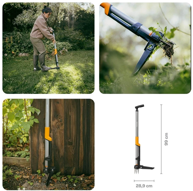 Fiskars Piktžolių raviklis 990 mm ilgio, ergo (f1020126)