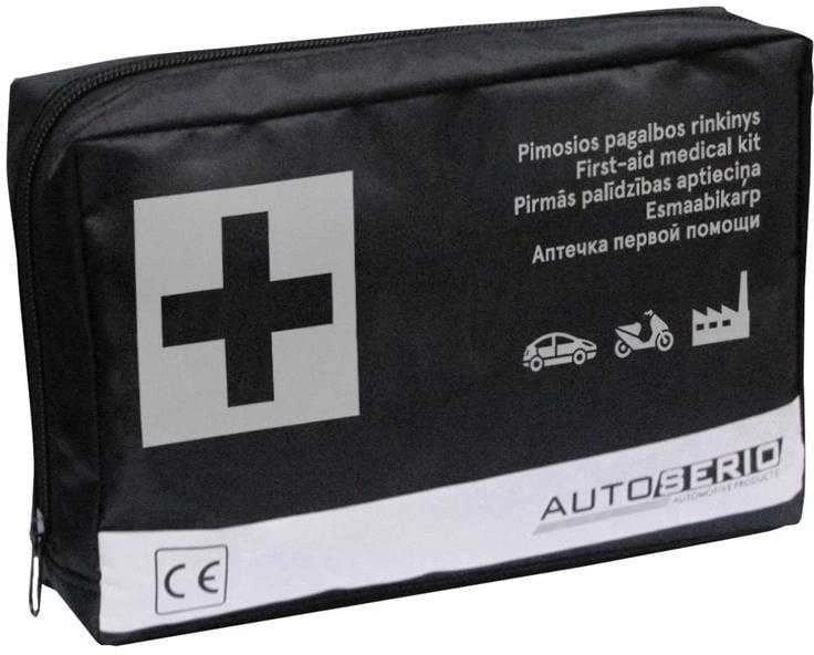 Pirmosios pagalbos vaistinėlė Autoserio LV sudėtis
