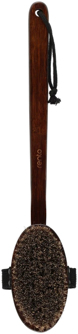 Pirts birste Rento Dark bamboo, bambuss, 42 x 8 cm, brūna