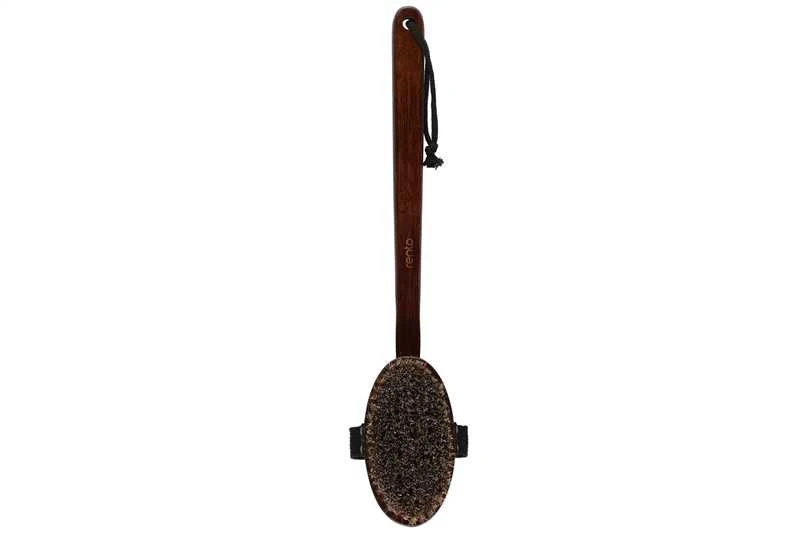 Pirts birste Rento Dark bamboo, bambuss, 42 x 8 cm, brūna