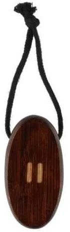 Saunos šepetys Rento Dark bamboo, bambukas, 8.5 x 4.5 cm, ruda sp.