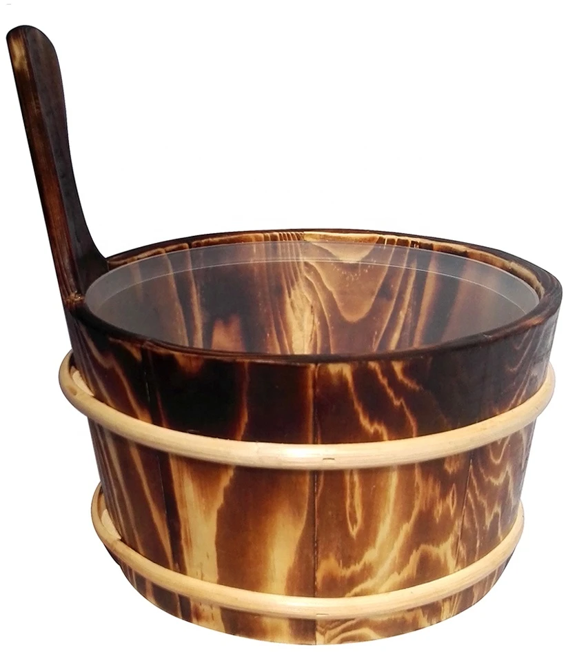 Saunos kubilas su samčiu FLAMMIFERA AP-004W, 4 l
