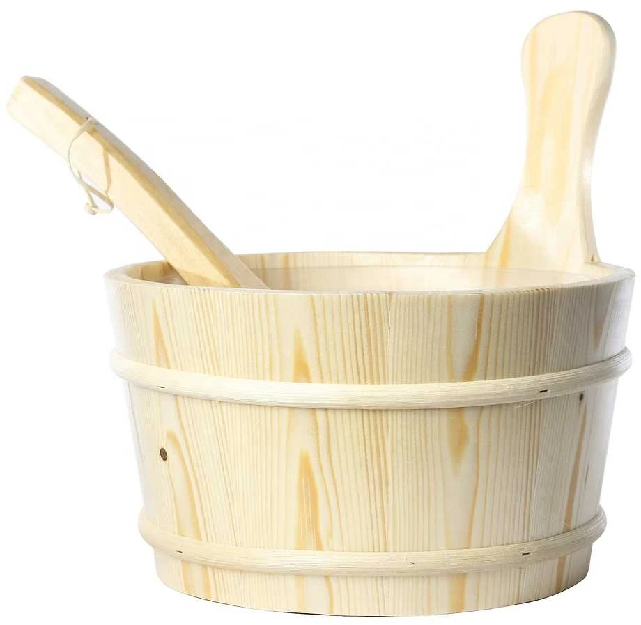 Saunos kubilas su samčiu FLAMMIFERA AP-001W, 4 l