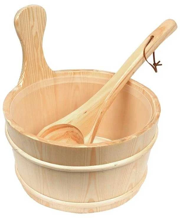 Saunos kubilas su samčiu FLAMMIFERA AP-001W, 4 l