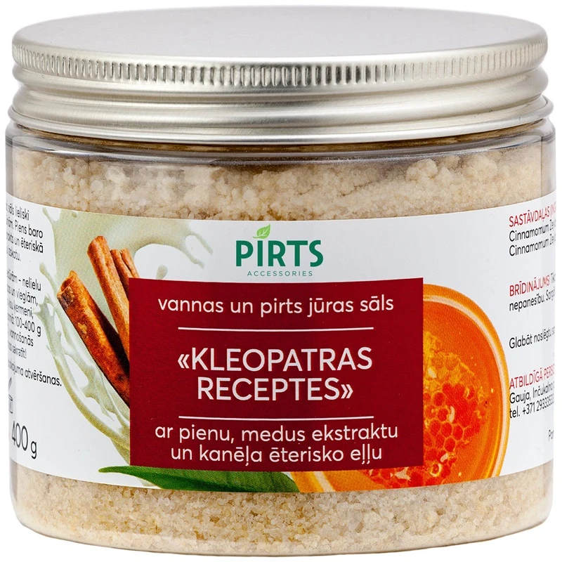 Pirties druska Cleopatra Recipes, 0.4kg