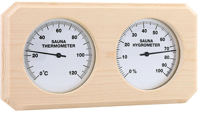 Sauna THERMOMETER WITH HYGROMETER