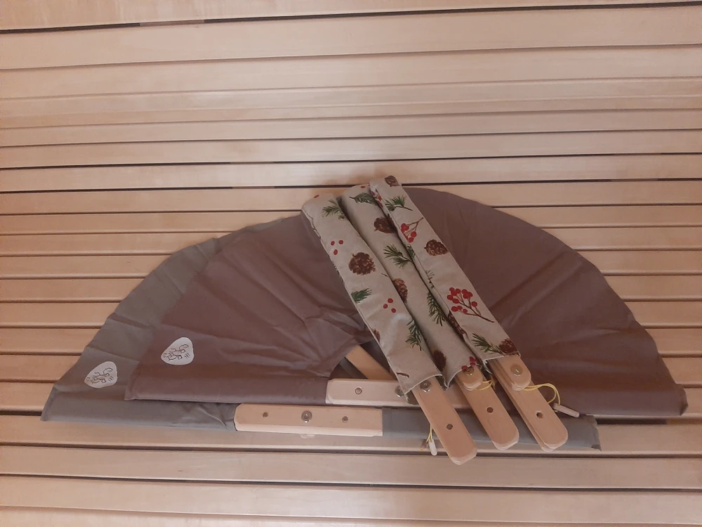 Sauna fan. 50 x 100 cm. various colours